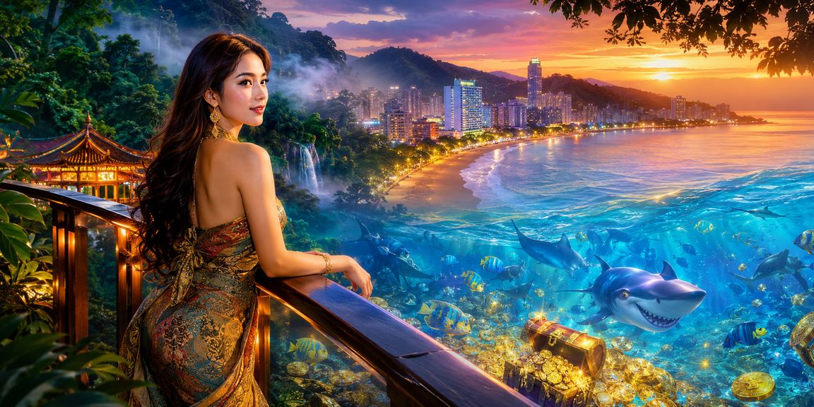 Permainan pancingan ikan bergaya Melayu di Penang